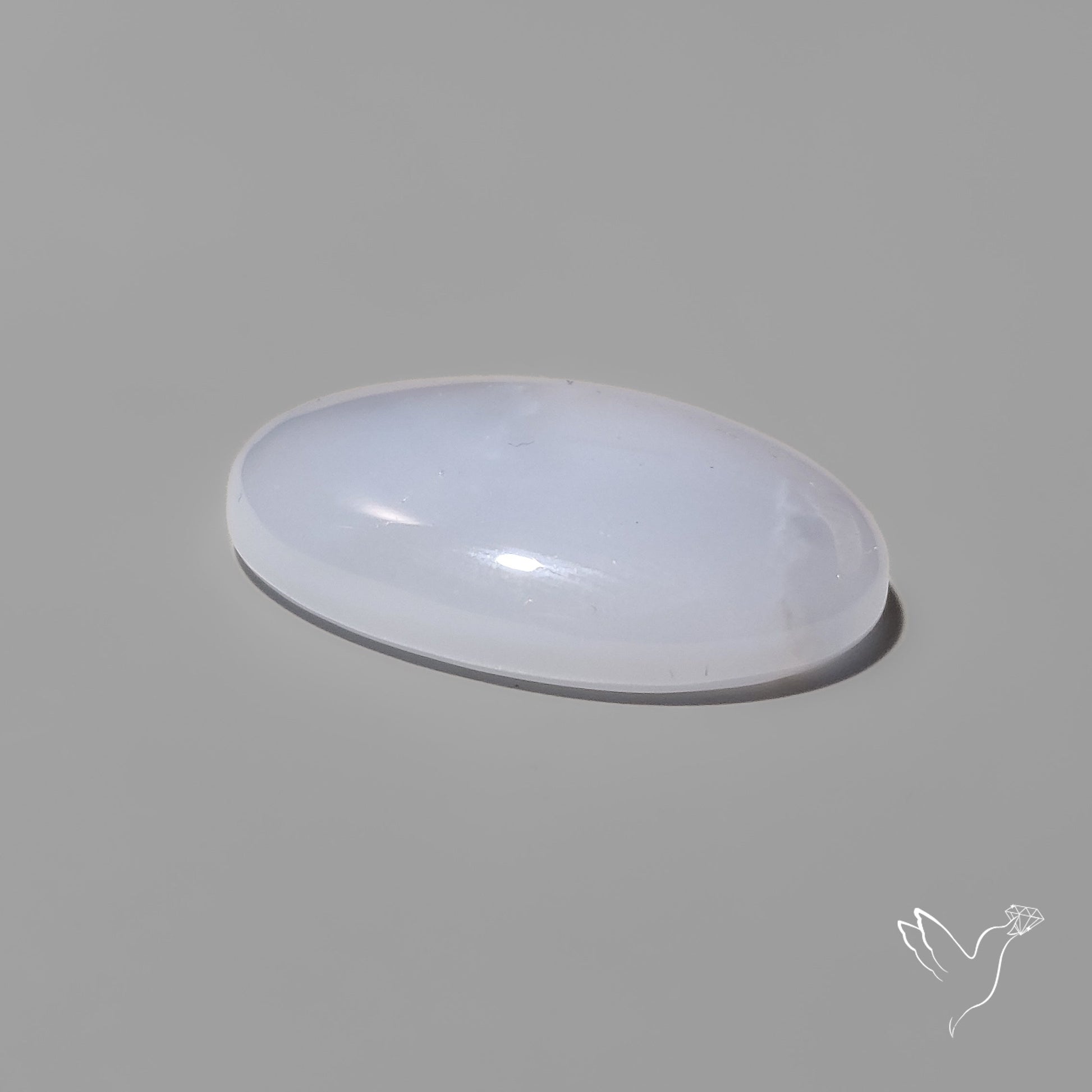 Namibian Blue Chalcedony Cabochon