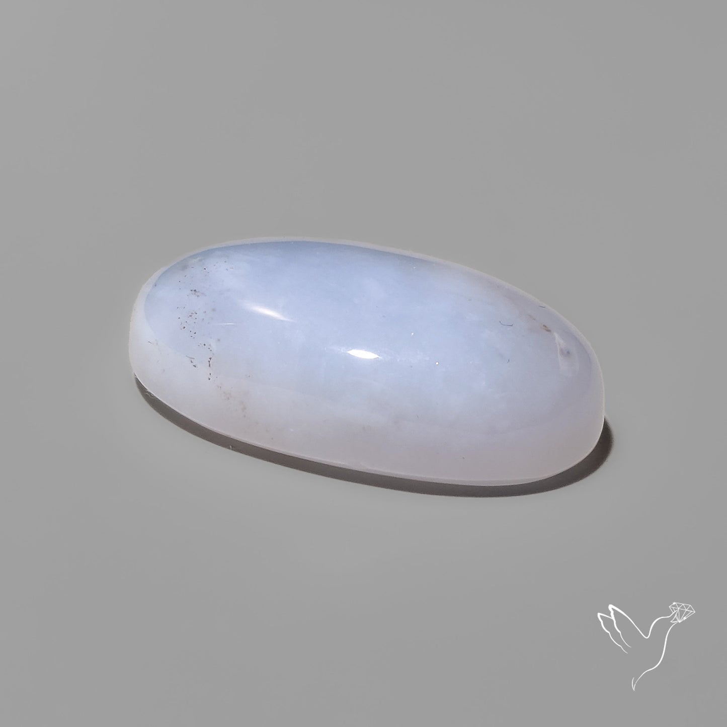 Namibian Blue Chalcedony Cabochon