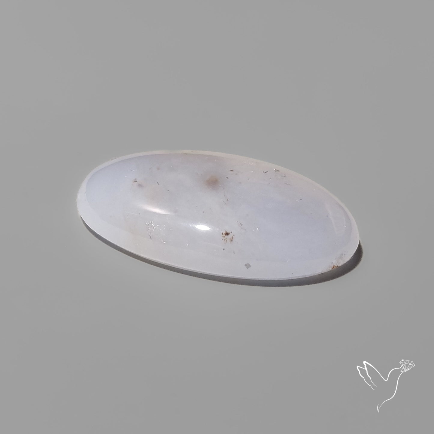 Namibian Blue Chalcedony Cabochon