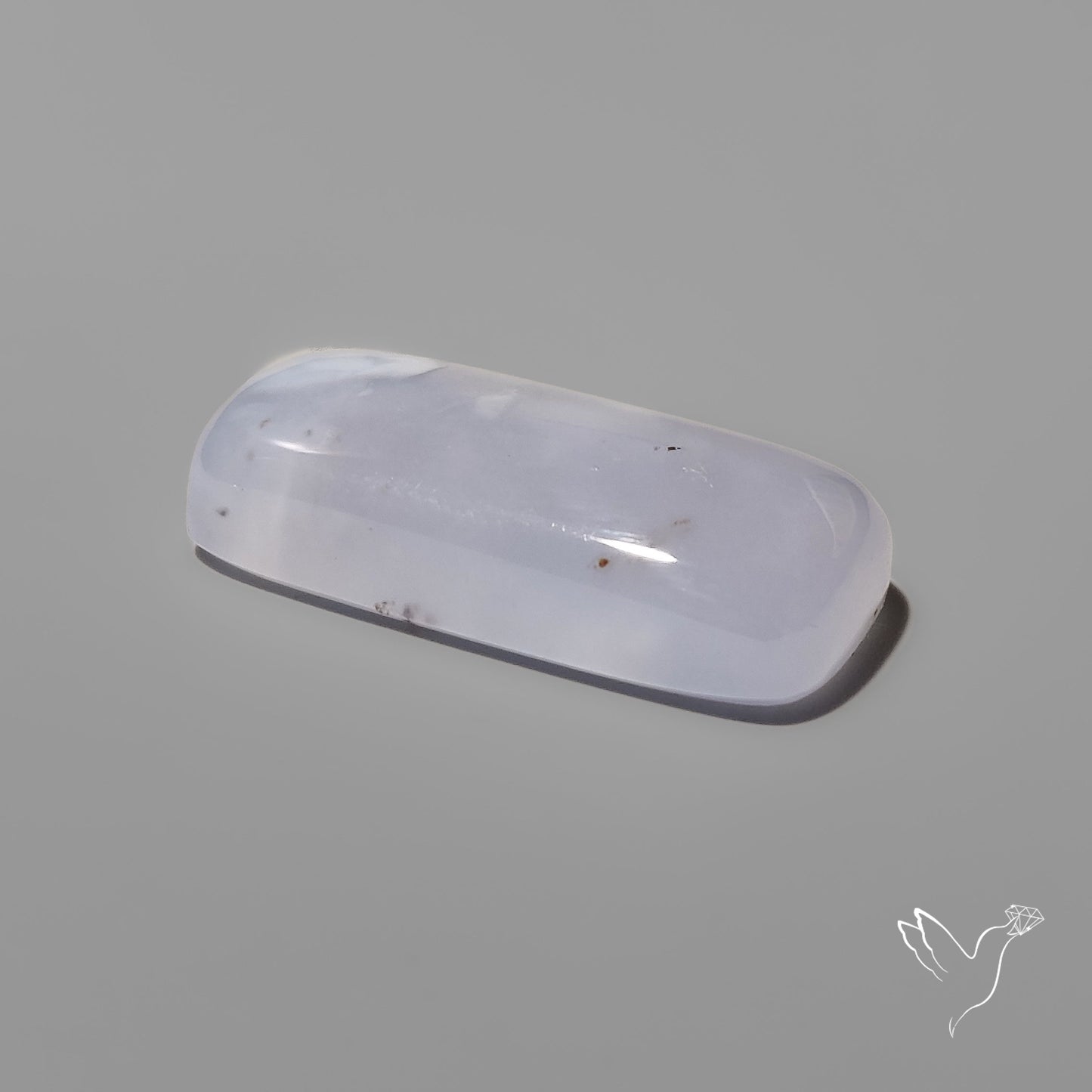 Namibian Blue Chalcedony Cabochon