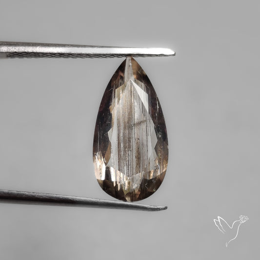 Rare Rainbow Scapolite Faceted Gemstone