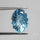 Faceted Swiss Blue Topaz Mughal Carving