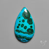 Rare Pattern Chrysocolla Malachite Cabochon