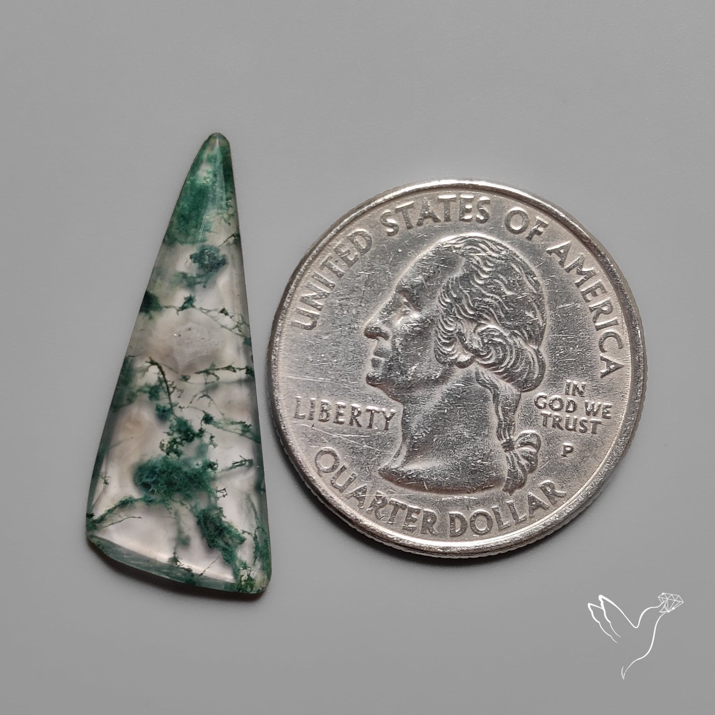 Moss Agate Cabochon