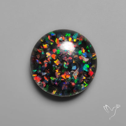 Crushed Opal Inlay Cabochon