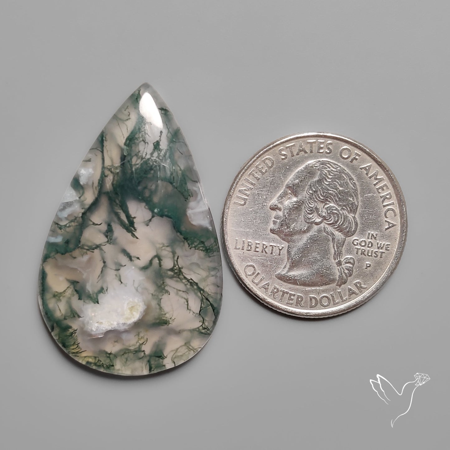 Moss Agate Cabochon
