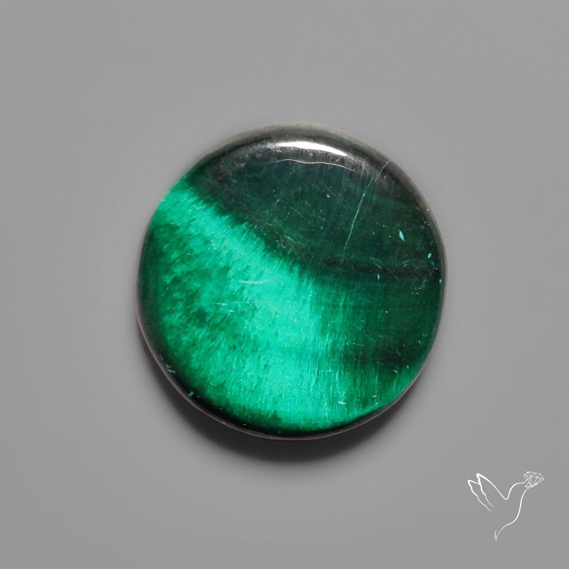 Malachite with Chattoyancy Cabochon
