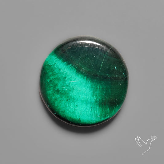 Malachite with Chattoyancy Cabochon