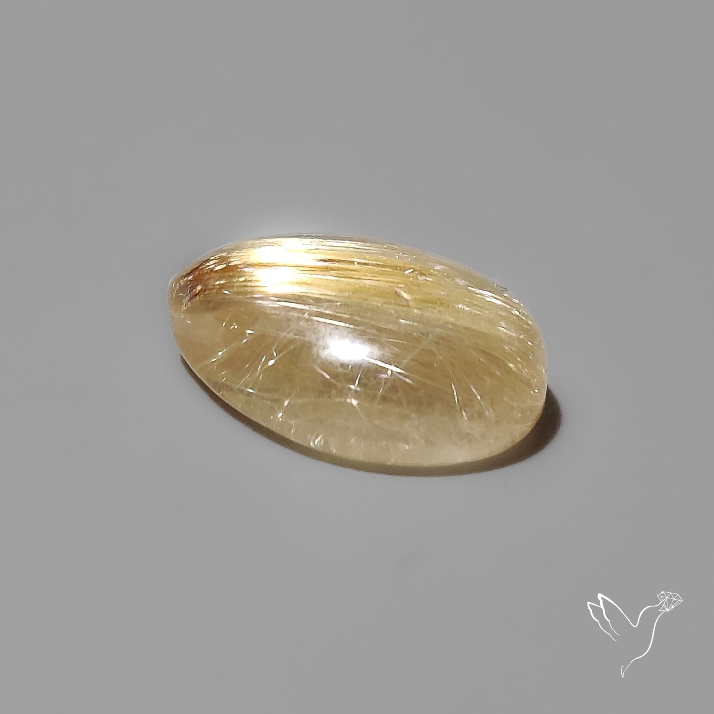 Golden Rutilated Quartz Cabochon