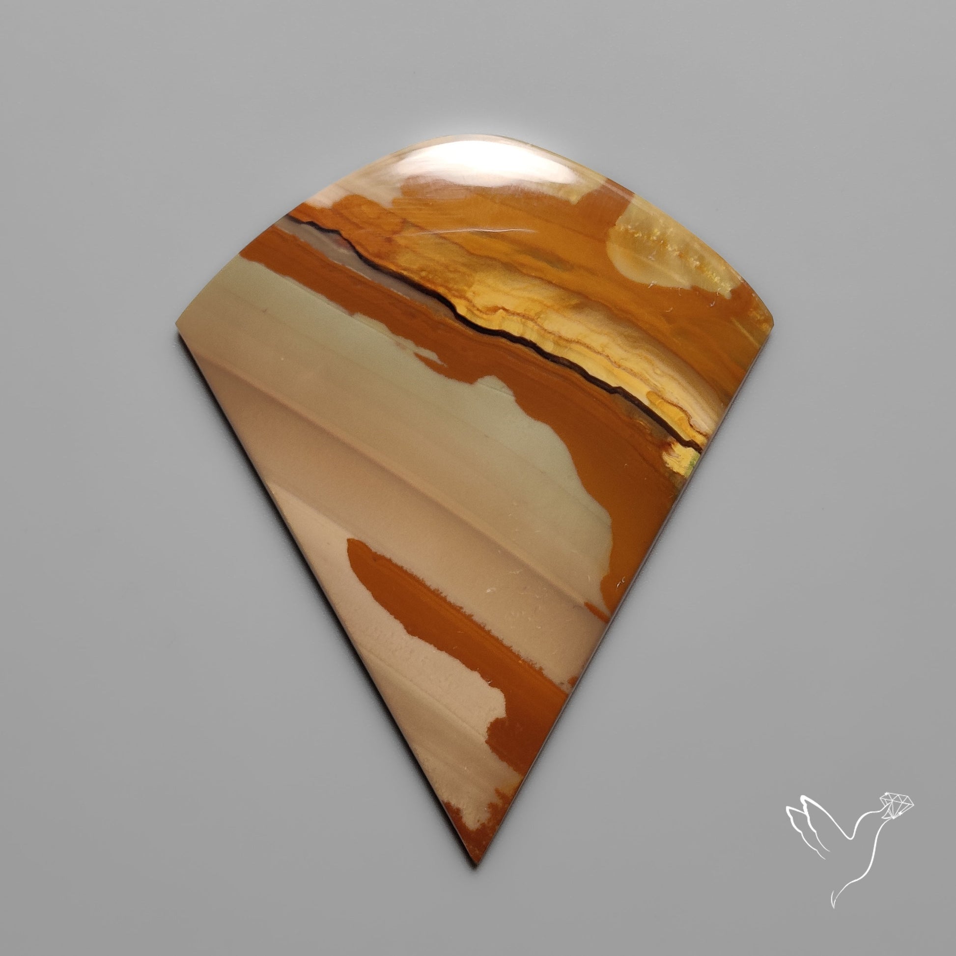 Owyhee Wild Horse Picture Jasper Cabochon