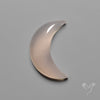 Rose Chalcedony Crescent Carving
