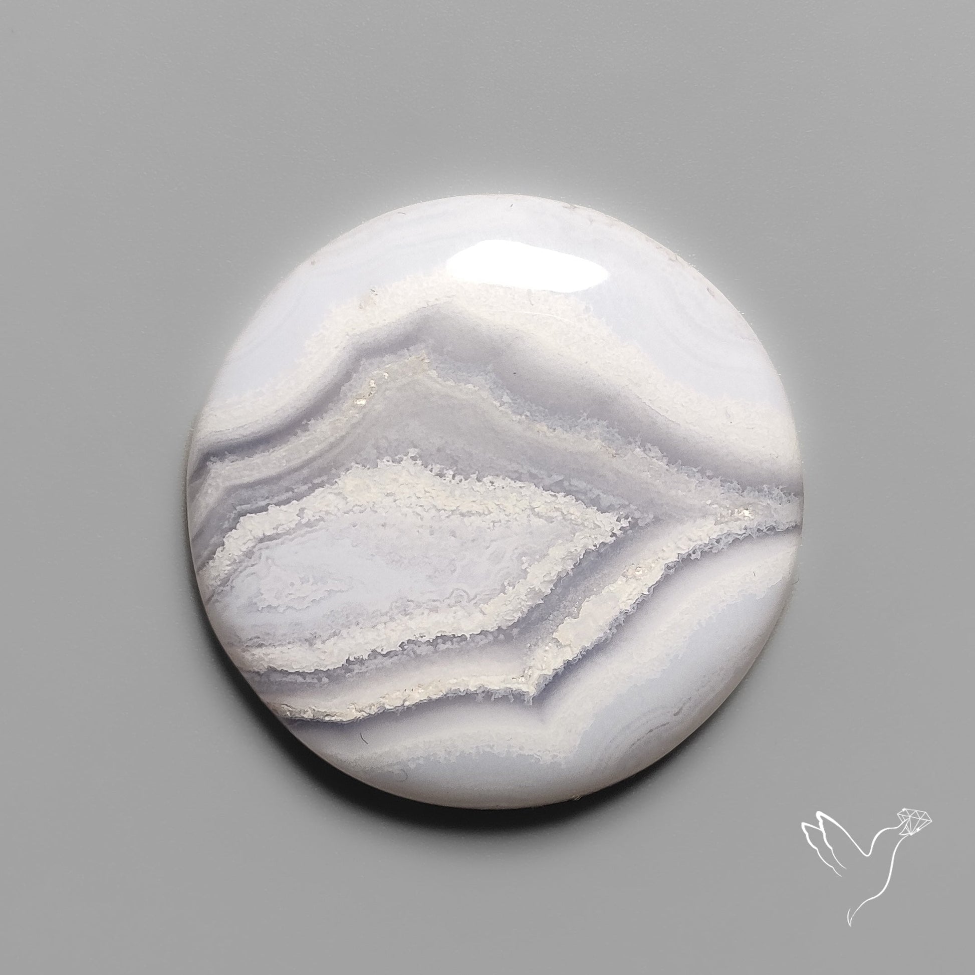 Blue Lace Agate Cabochon
