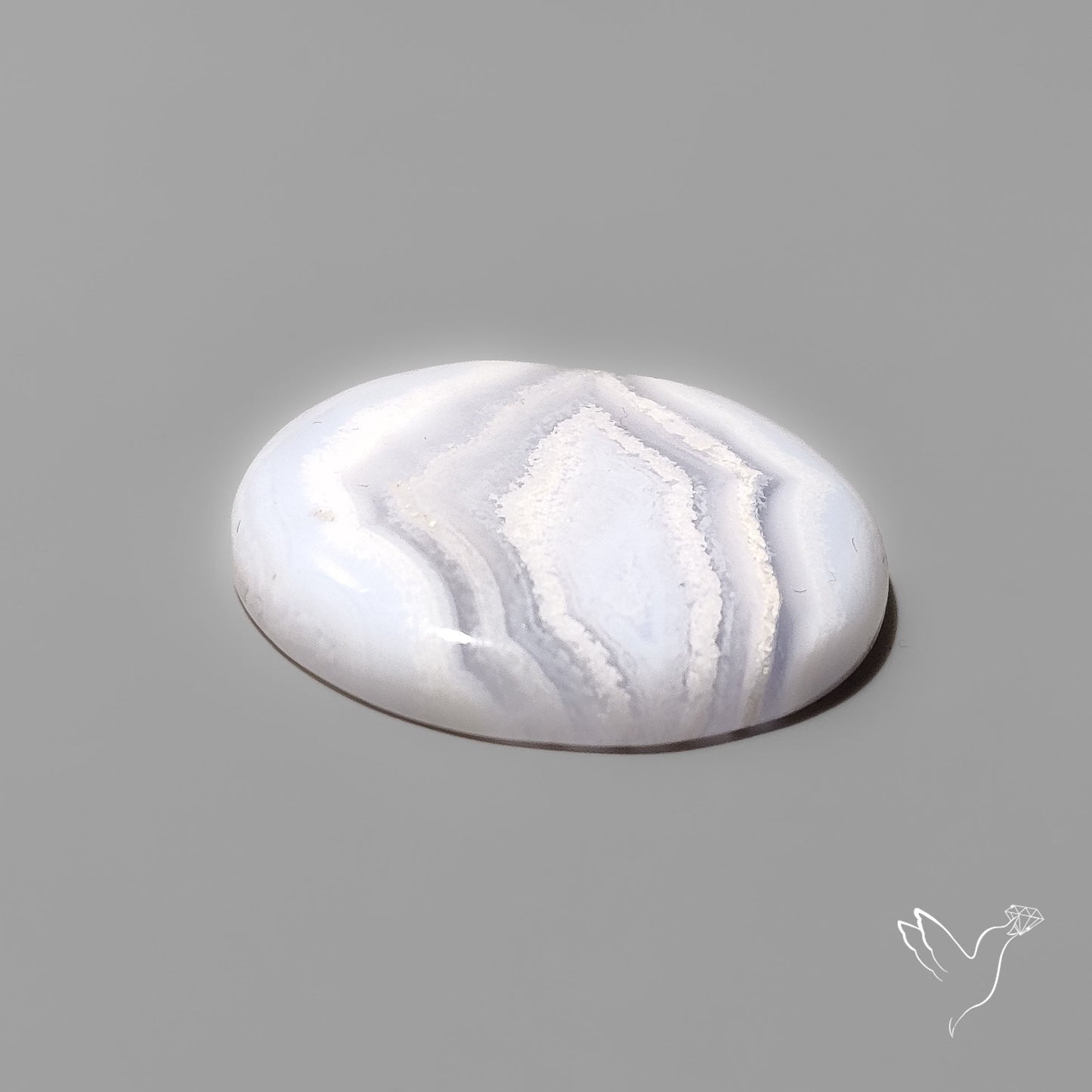 Blue Lace Agate Cabochon