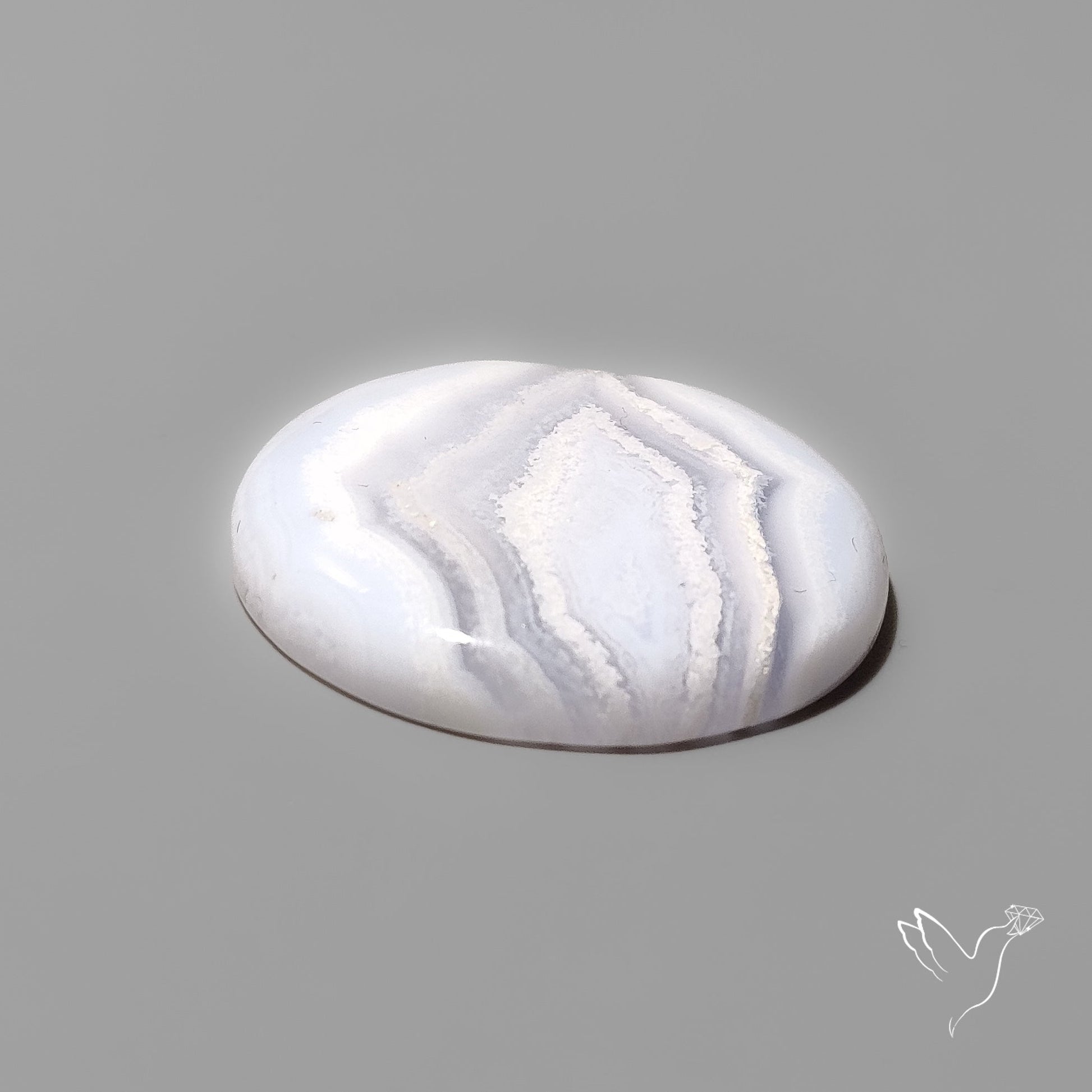 Blue Lace Agate Cabochon