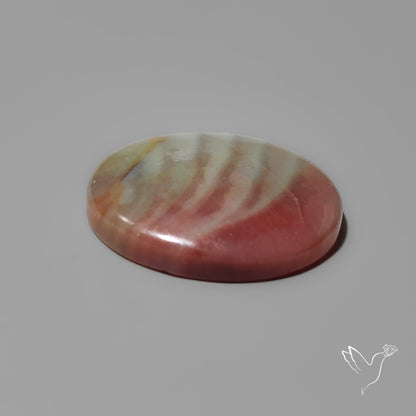 Bicolor Indian Moss Agate Cabochon