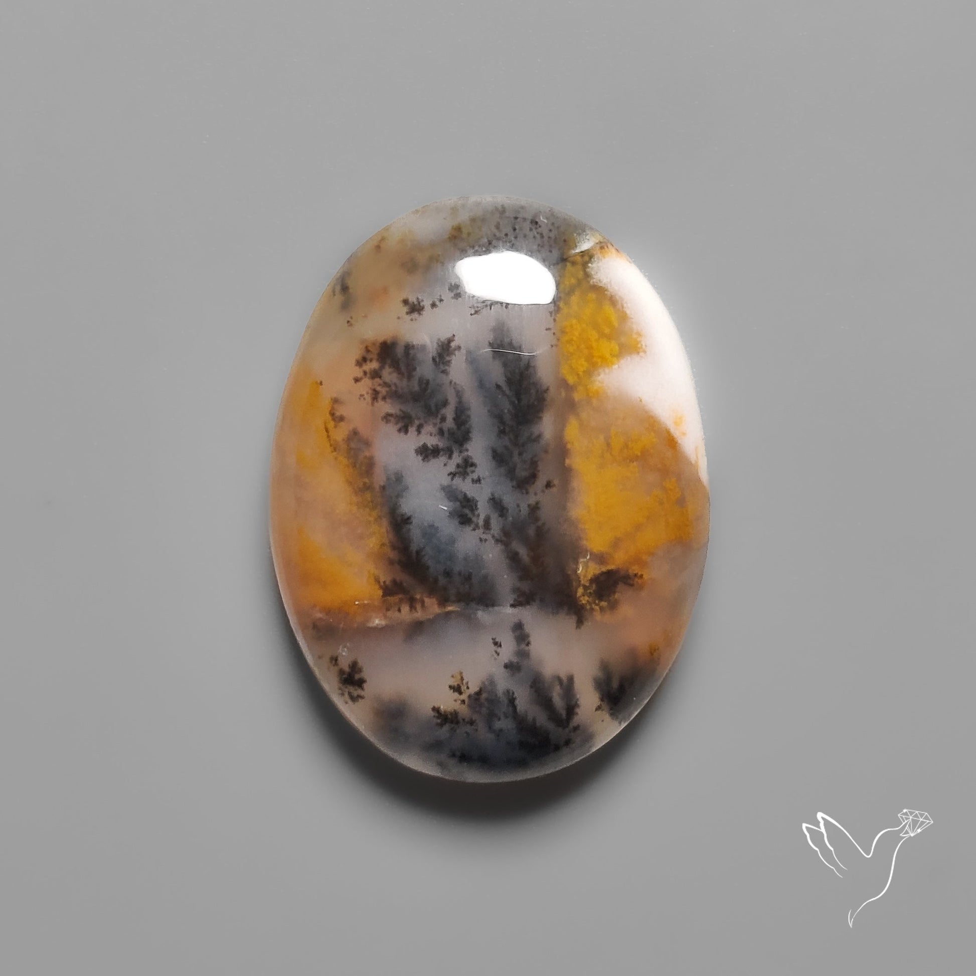 Russian Dendritic Agate Cabochon