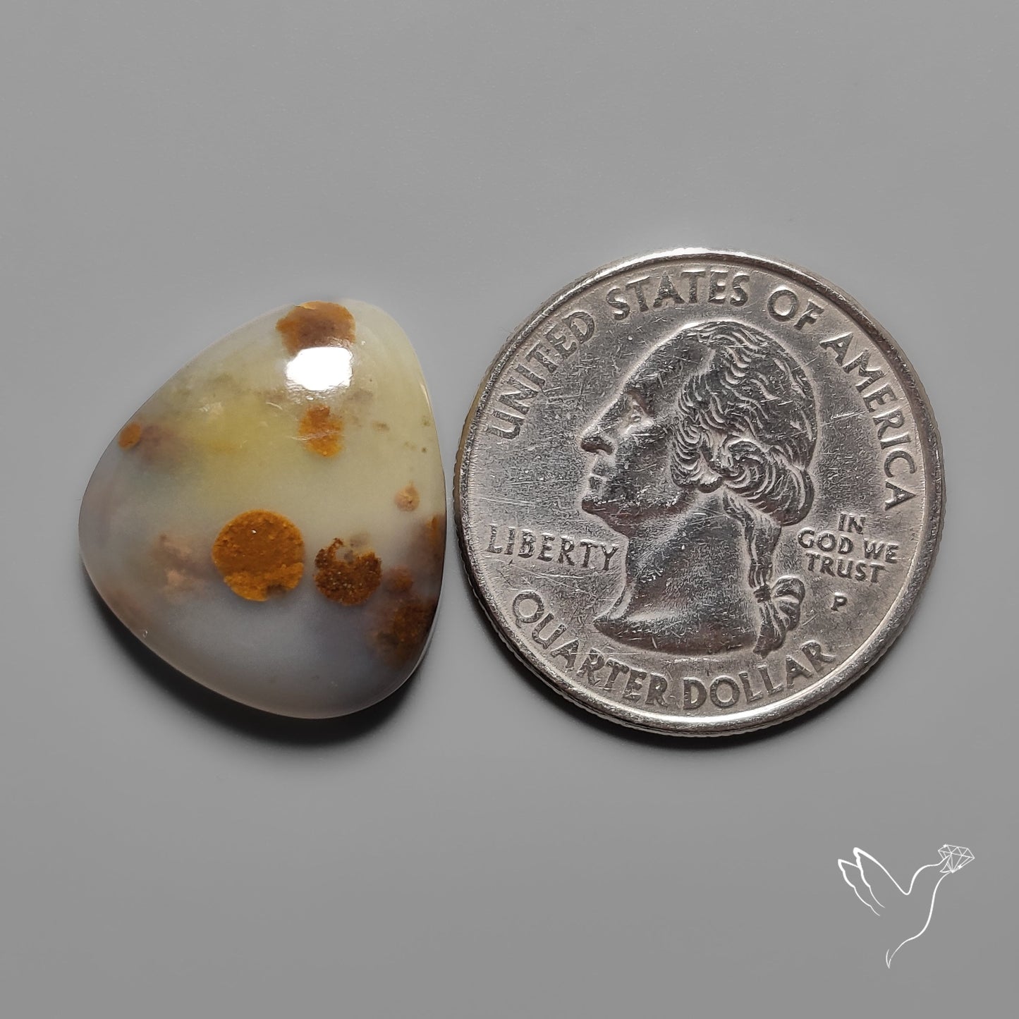 Polka Dot Agate Cabochon