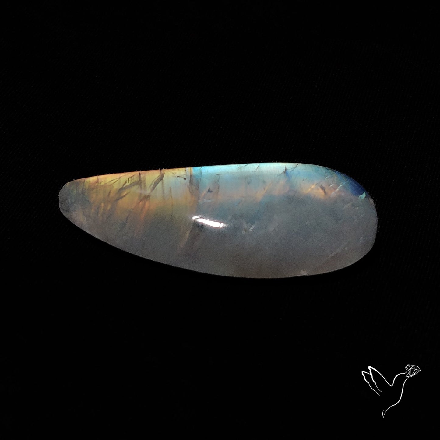 Rainbow Moonstone Cabochon