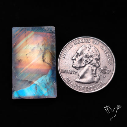 Rainbow Moonstone Cabochon