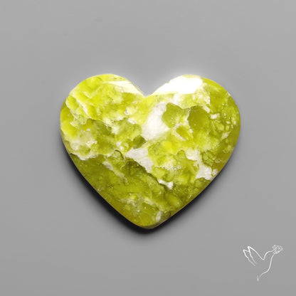 Lizardite Serpentine Heart