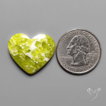 Lizardite Serpentine Heart