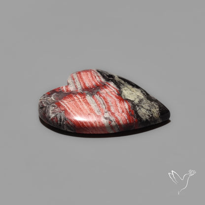 Snakeskin Jasper Heart