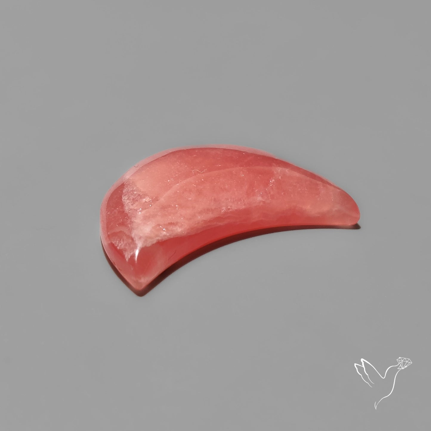 Gemmy Rhodochrosite Crescent Moon