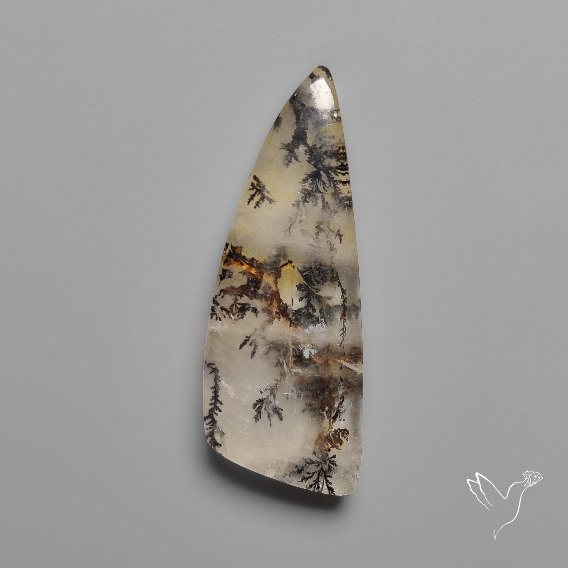 Brazilian Dendritic Quartz Cabochon