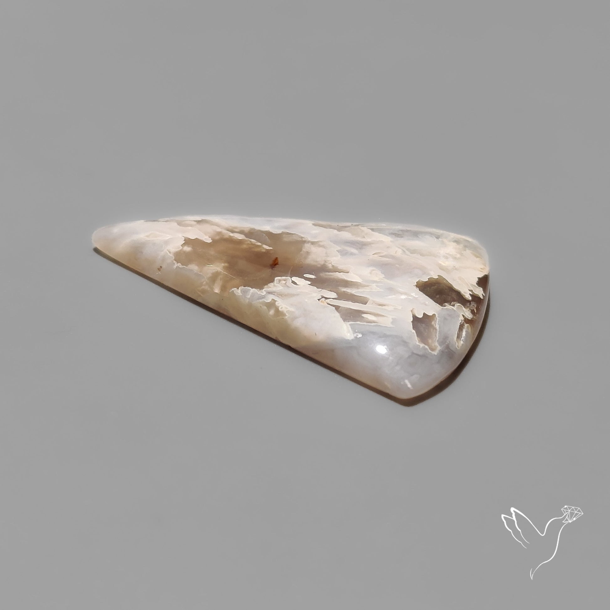 Northridge Plume Agate Cabochon