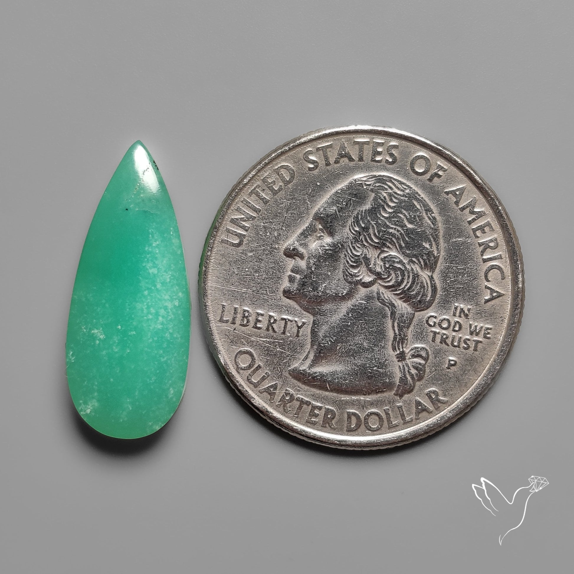 Gemmy Chrysoprase Cabochon