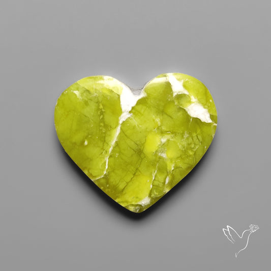 Lizardite Serpentine Heart
