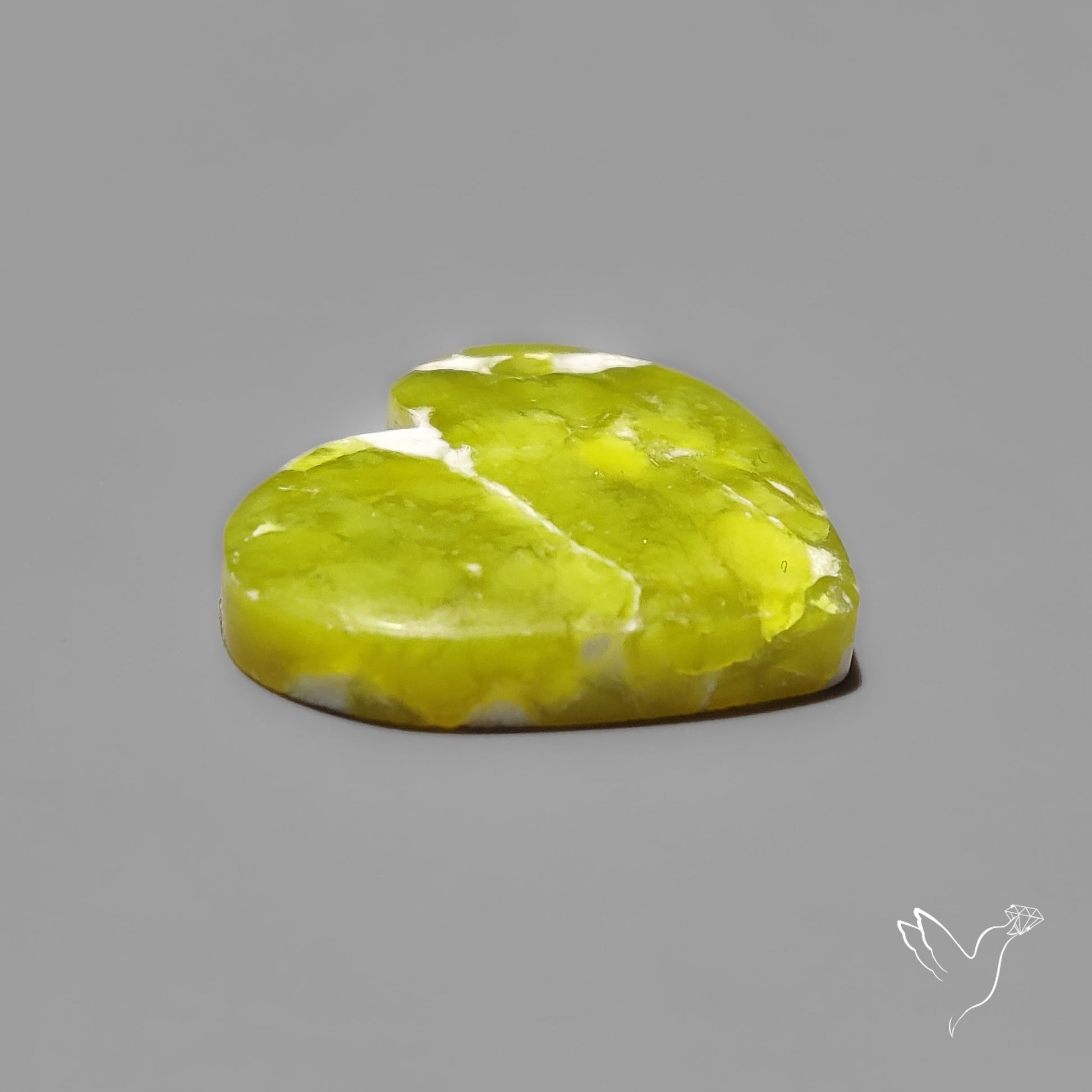 Lizardite Serpentine Heart