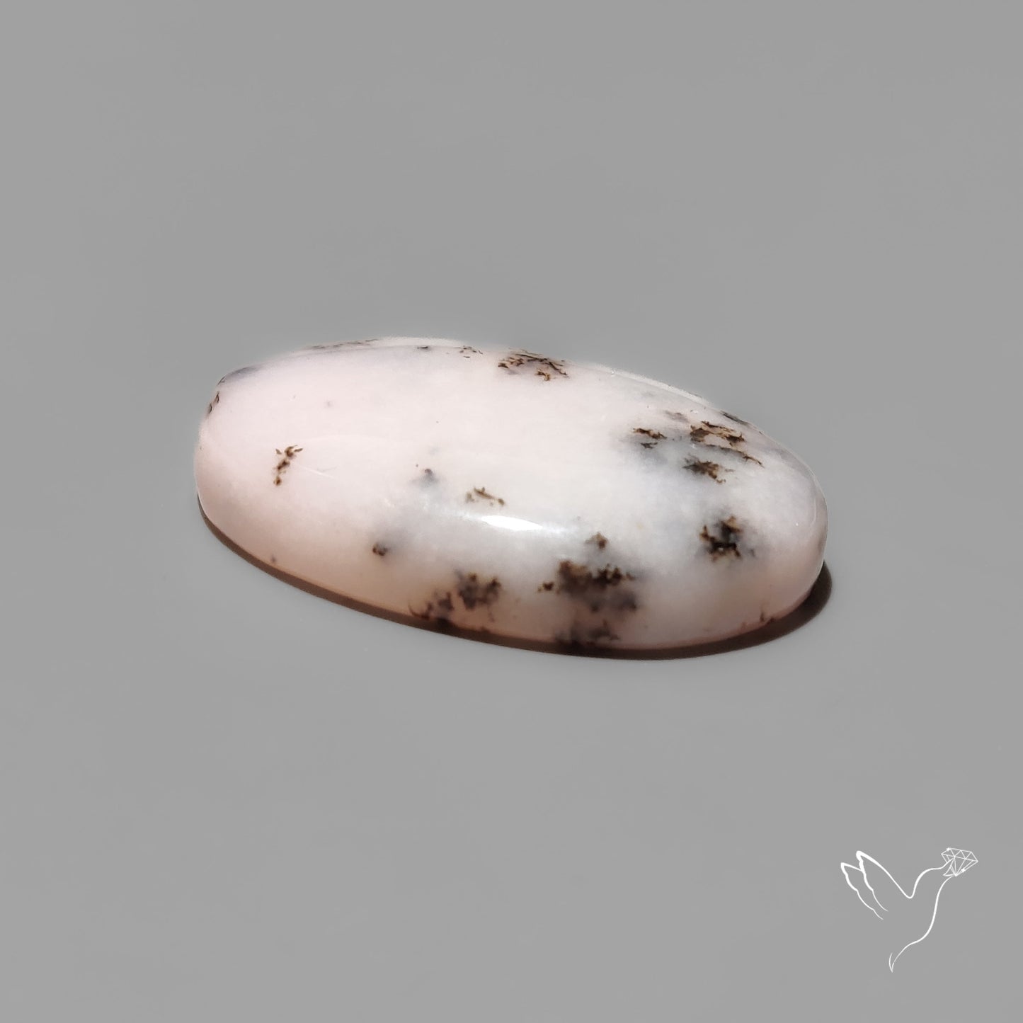 Peruvian Pink Dendritic Opal Cabochon