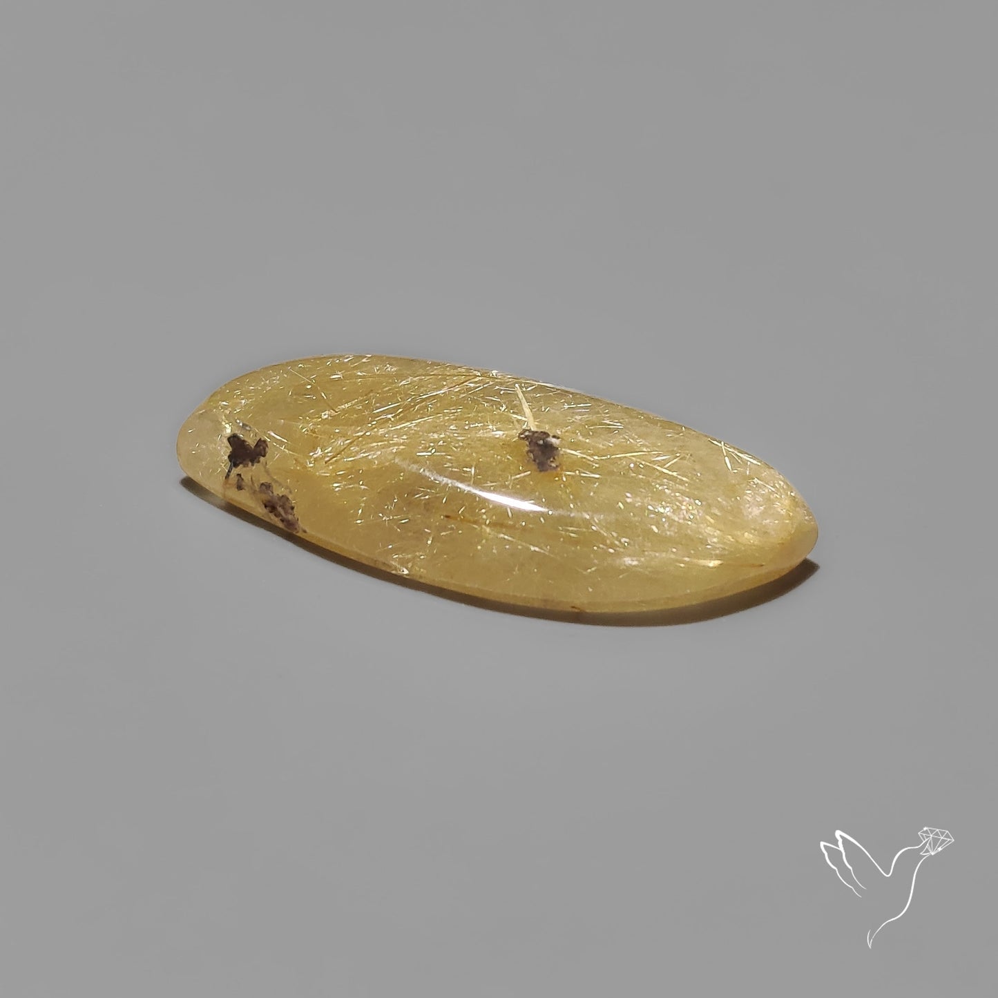 Golden Rutilated Quartz Cabochon