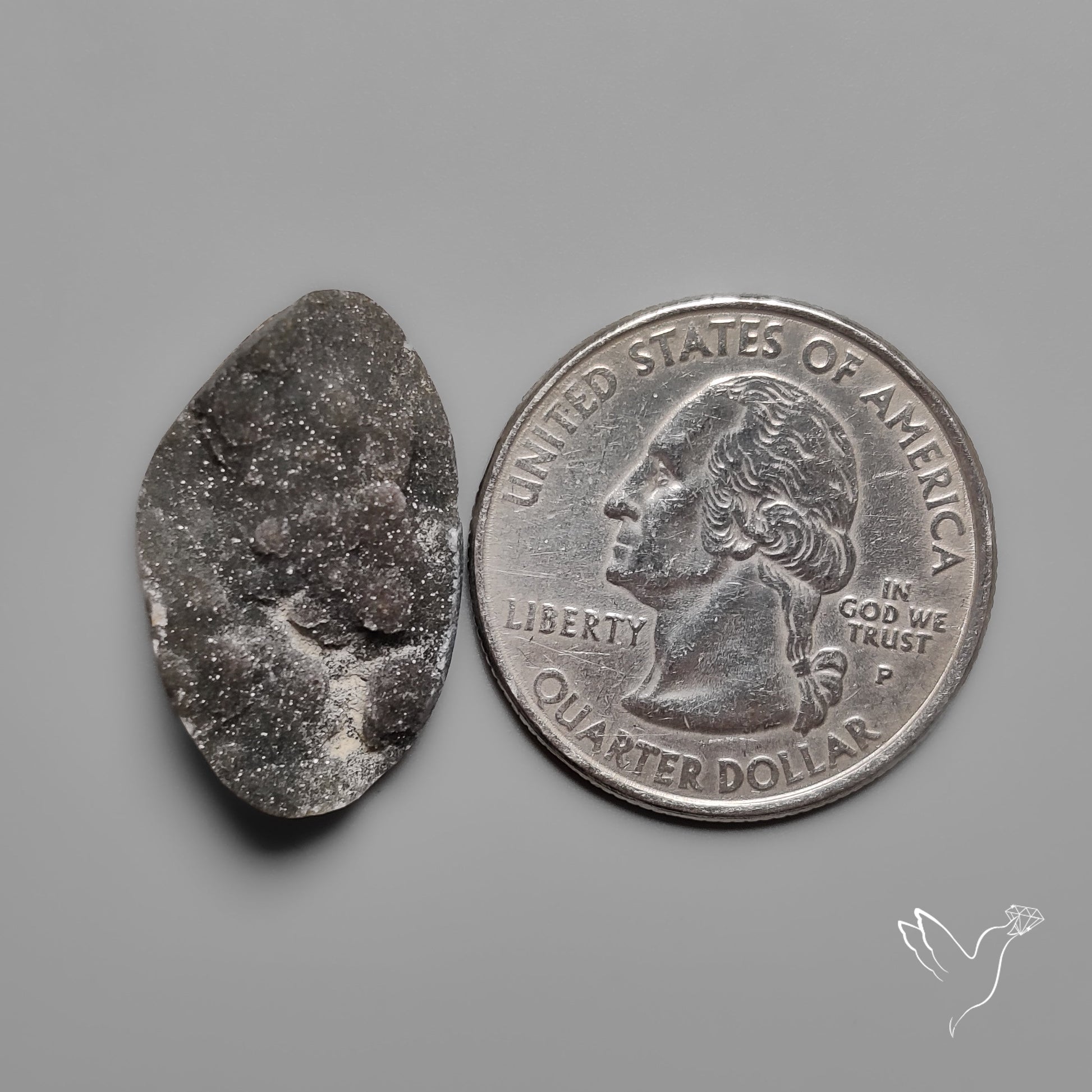 Natural Black Amethyst Druzy