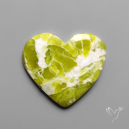 Lizardite Serpentine Heart