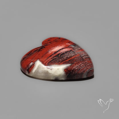 Snakeskin Jasper Heart