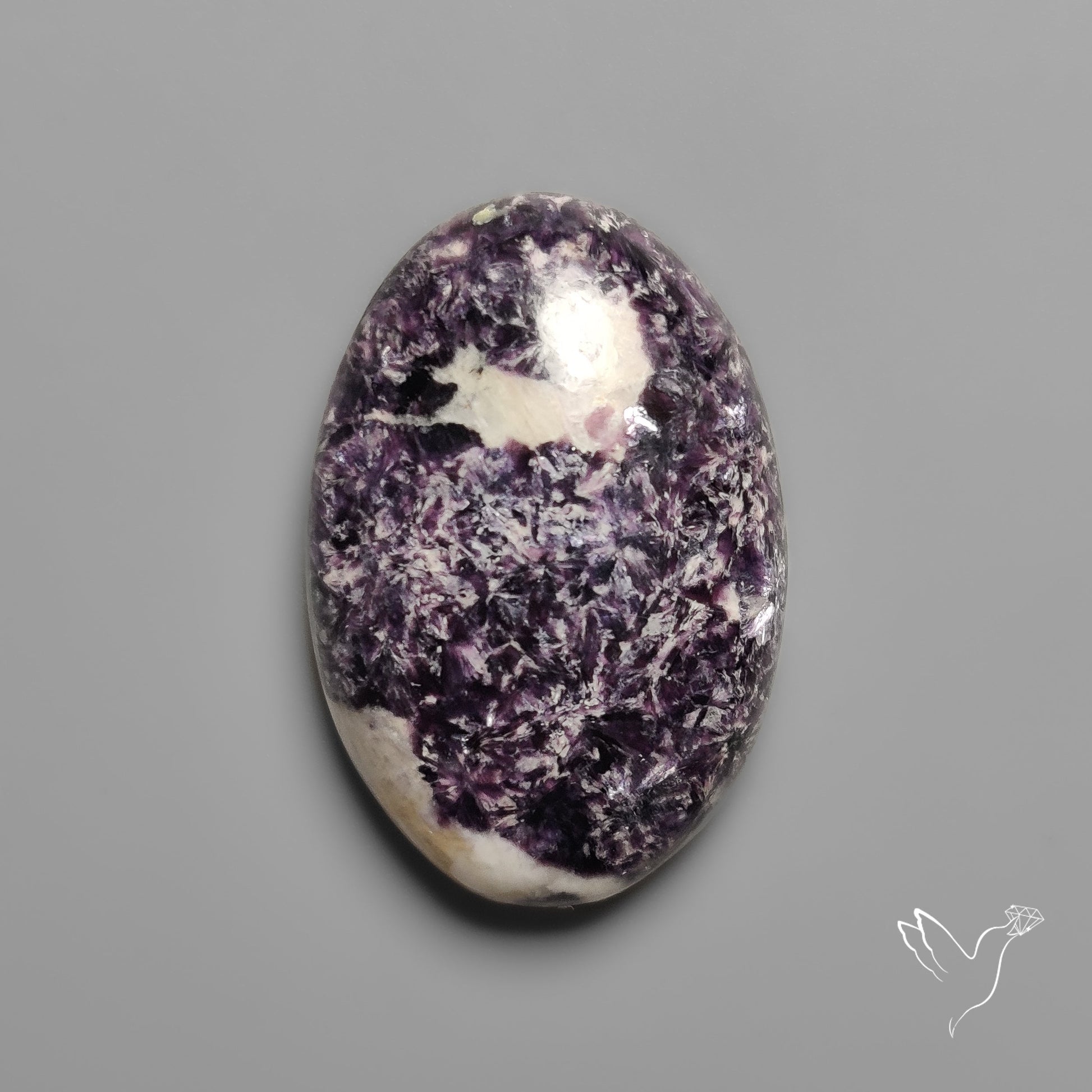 Purple Lepidolite Cabochon