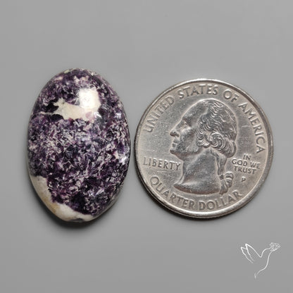 Purple Lepidolite Cabochon