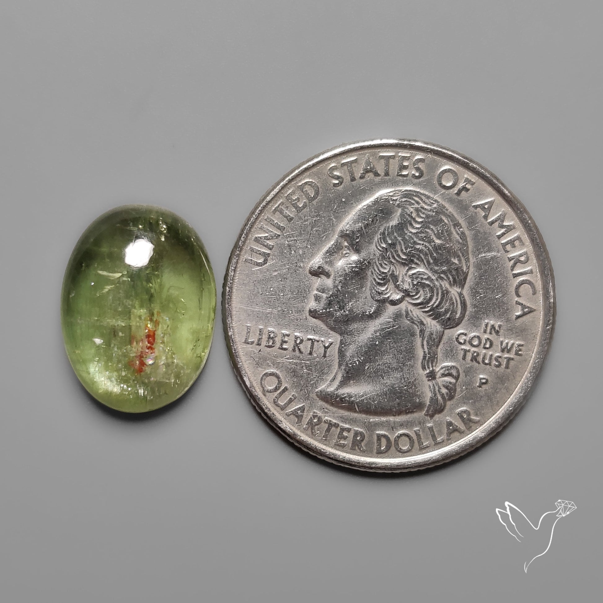 Mint Green Kyanite Cabochon