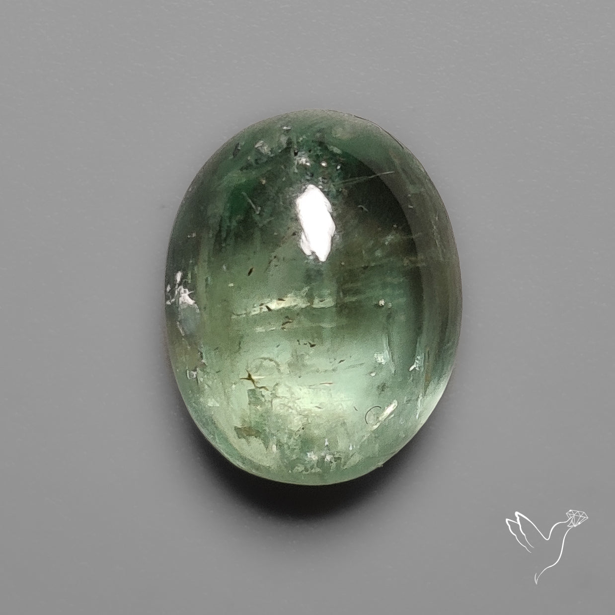 Mint Green Kyanite Cabochon