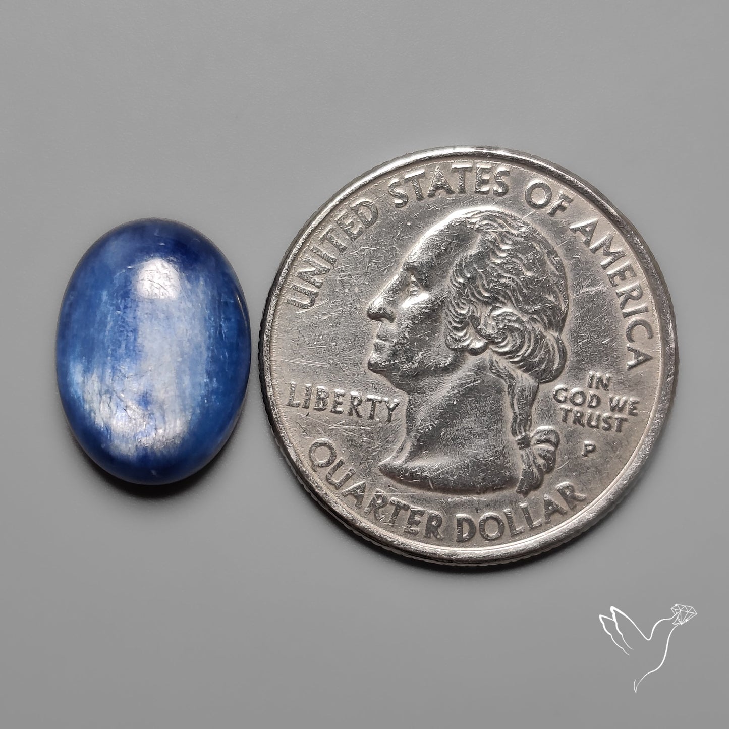 Flashy Blue Kyanite Cabochon