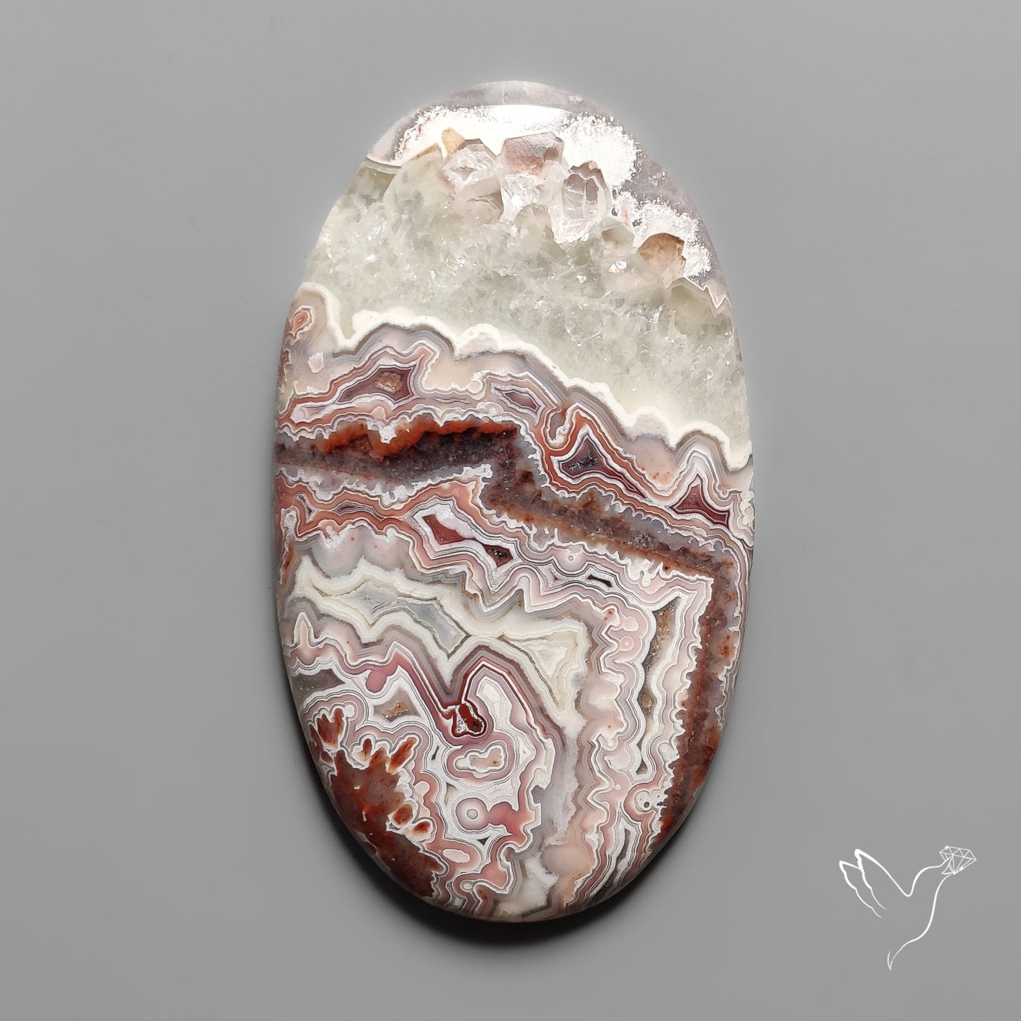 Large Crazylace Agate Cabochon