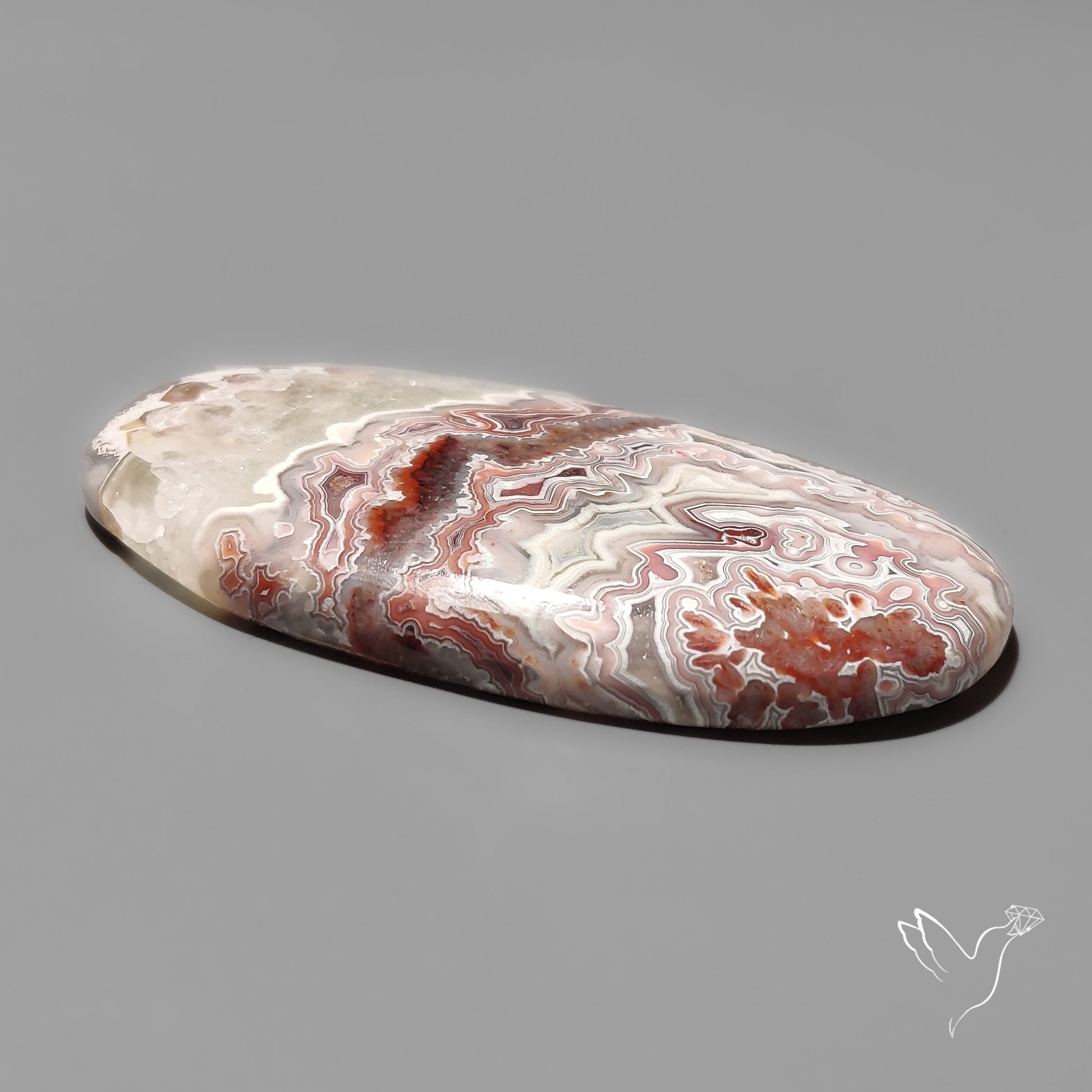 Large Crazylace Agate Cabochon