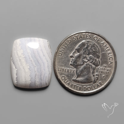 Blue Lace Agate Cabochon