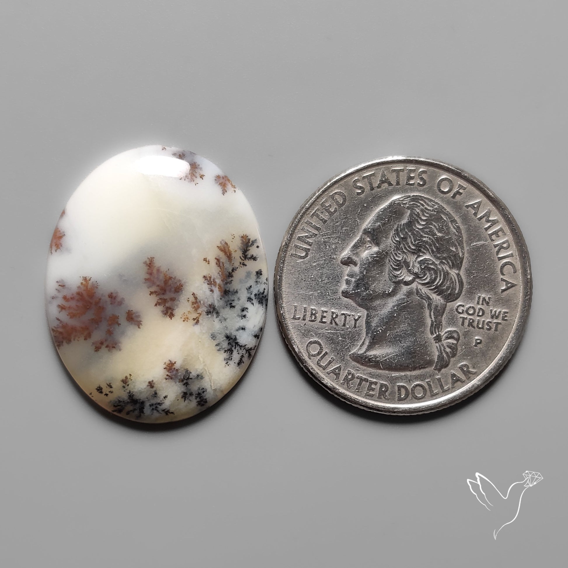 Dendritic Agate Cabochon