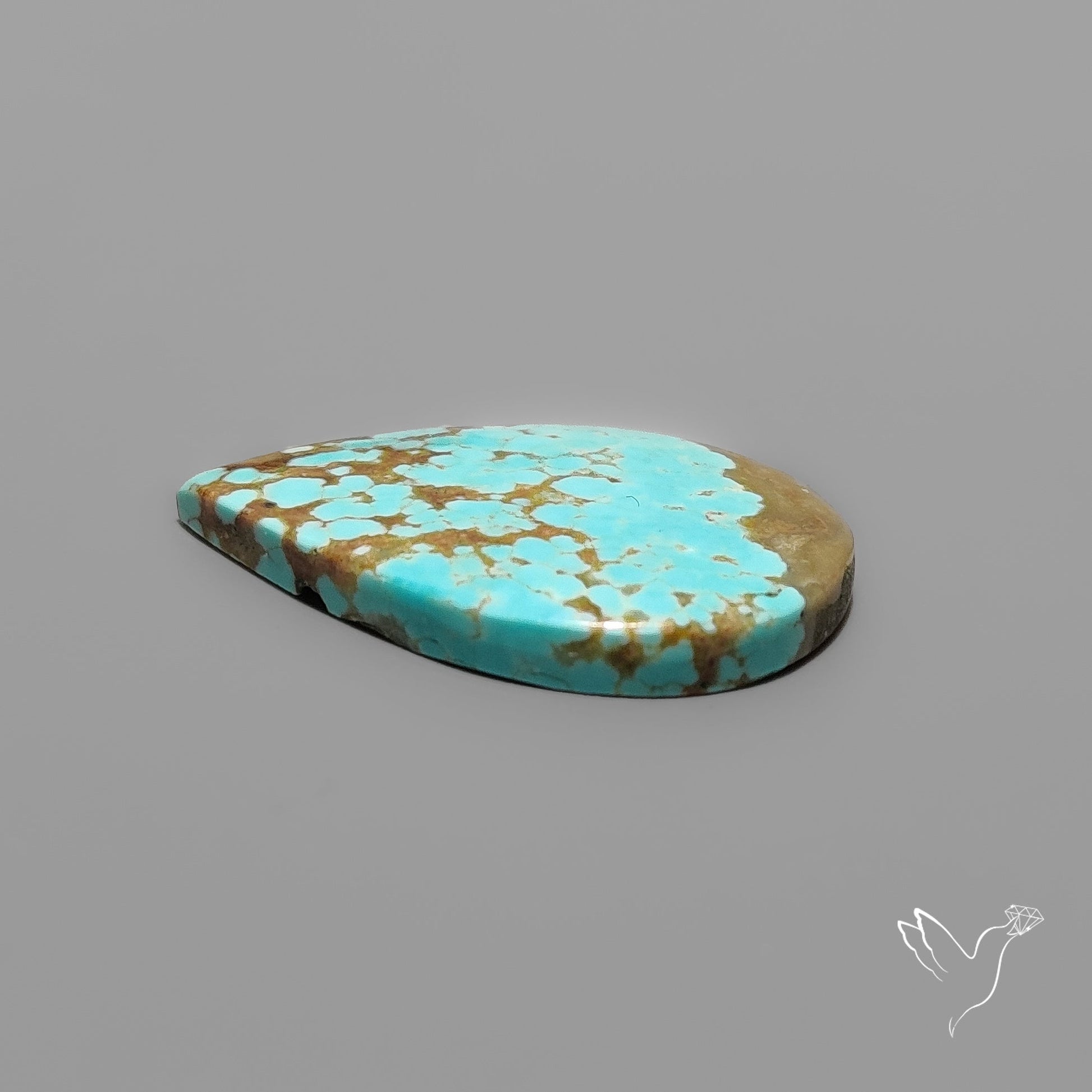 Number 8 Mines Turquoise Cabochon