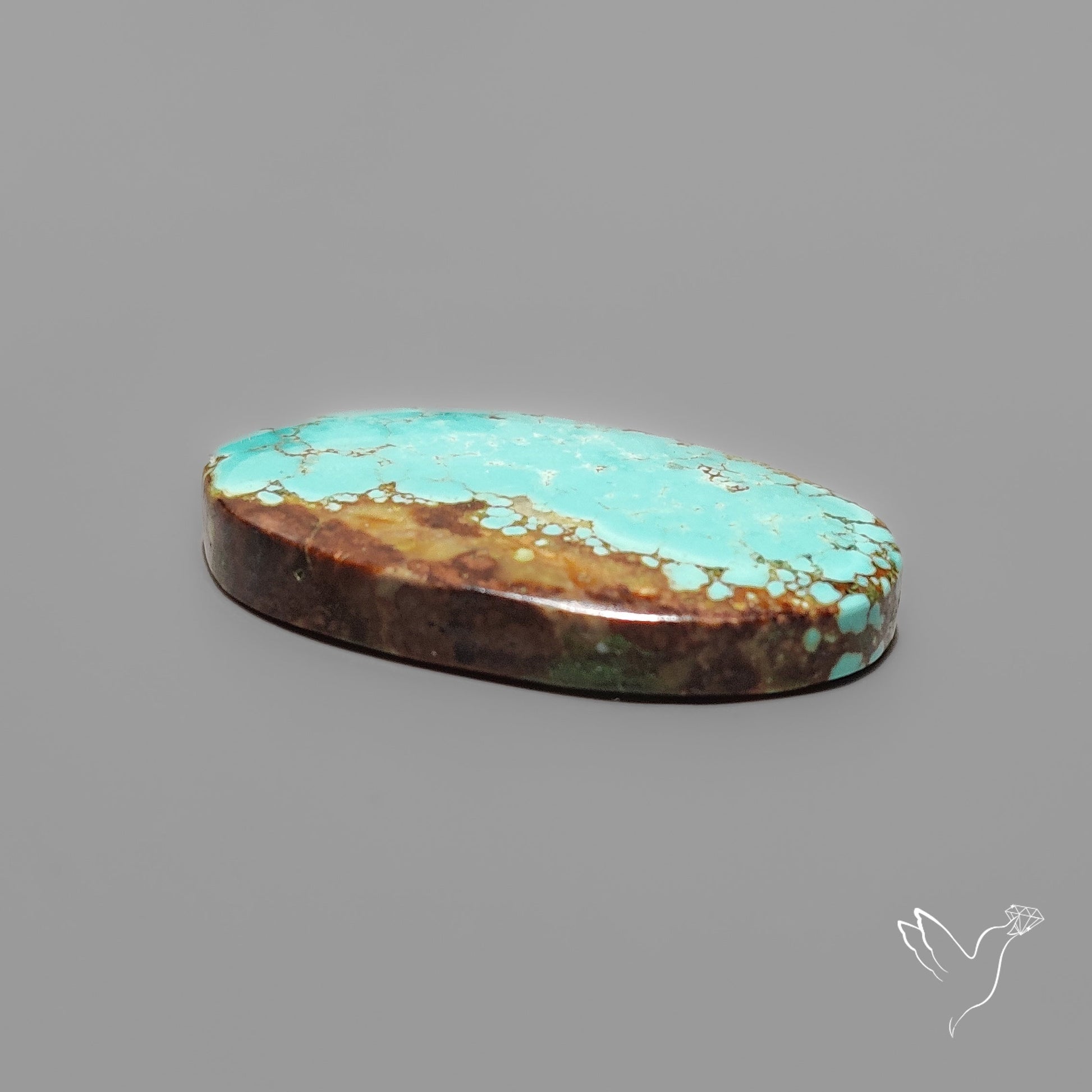 Number 8 Mines Turquoise Cabochon