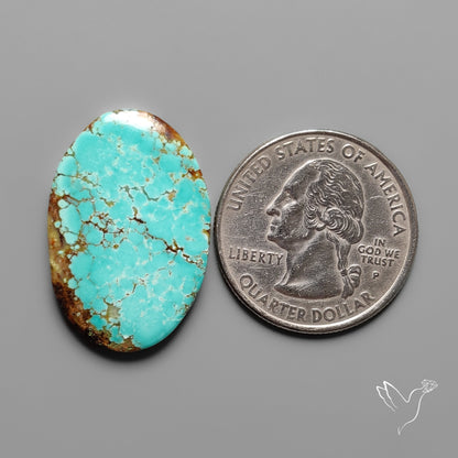 Number 8 Mines Turquoise Cabochon