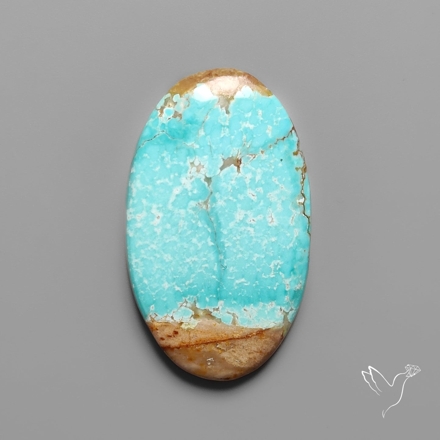 Number 8 Mines Turquoise Cabochon